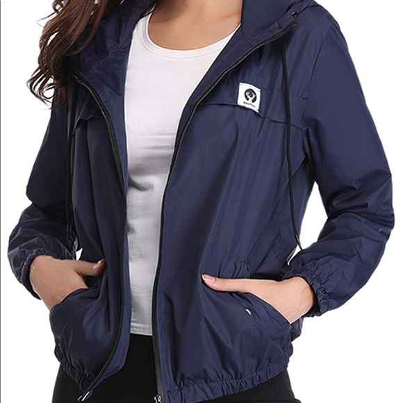 Abollria Womens Windbreaker Raincoat - Picture 7 of 8